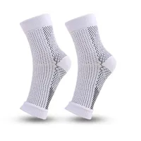 Chaussettes de compression à coupe basse personnalisées pour l'été Chaussettes de compression pour la fasciite plantaire à tricoter