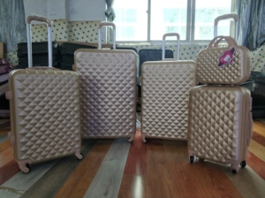 Vente chaude Valise à roulettes rigide 20/24/28 pouces en ABS PC, ensemble de 5 valises rigides, trousse de beauté, sac pour femme, valise extra large 32 pouces - Product Image 2