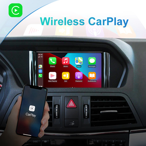 Lecteur audio de voiture sans fil HFmidia CarPlay AndroidAuto avec fonction de contrôle par écran tactile pour Mercedes Benz Classe E A207 2009-2012 - Product Image 3