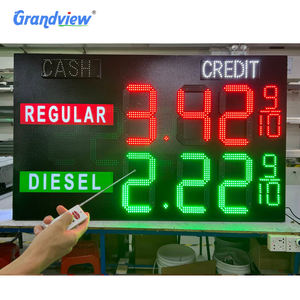 Insegna Digitale <span class=keywords><strong>LED</strong></span> per Prezzi Carburante, Display Singolo/Doppio ad Alta Luminosità per Stazioni di Servizio - Product Image 4