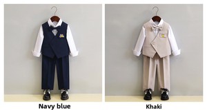 Nouvel ensemble de <span class=keywords><strong>costume</strong></span> formel 6 pièces pour garçons 2026 – Tenue de gentleman unie pour printemps et automne, idéale pour fêtes et cérémonies - Product Image 6