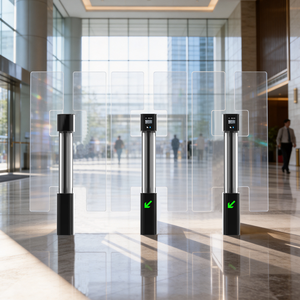 Barrière pivotante à grande vitesse en alliage d'aluminium de qualité supérieure, système de contrôle d'accès QR/IC/Face/RFID pour bureau - Product Image 1