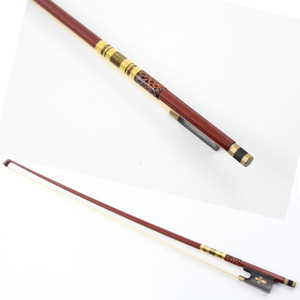 Professional Performance Grade Red Sandalwood Lightweight Violin Bow <strong>Model</strong> 05 <strong>Ebony</strong> Inlaid White Copper Flowers Jiangsu - Product Image 6