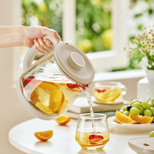 เครื่องชงชา Little Bear กาต้มน้ำแก้วขนาด 1.5 ลิตร สำหรับใช้ในบ้านและสำนักงาน - Product Image 3
