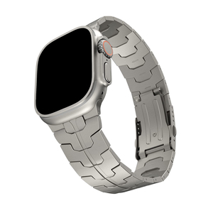 <span class=keywords><strong>Bracelet</strong></span> de <span class=keywords><strong>montre</strong></span> en titane pur Lionorm pour <span class=keywords><strong>Apple</strong></span> <span class=keywords><strong>Watch</strong></span> Série 11 Ultra, <span class=keywords><strong>bracelet</strong></span> en métal de luxe, remplacement de <span class=keywords><strong>bracelet</strong></span> pour iWatch pour hommes - Product Image 3