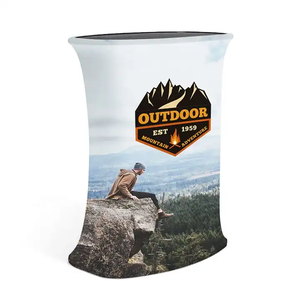 طاولة عرض مستطيلة قابلة للطي، منصة عرض تجارية، طاولة ترويجية قابلة للطي - Product Image 2