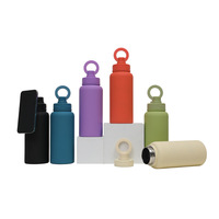 Termo de Lujo 2026 de 1000ML con Soporte Magnético para Teléfono, Portátil, de Acero Inoxidable, Aislamiento Térmico de 12-24h, Forma de Bala, Tapa Personalizada