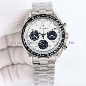 Reloj GMT Sumergible de Acero Inoxidable con Correa Mecánica, Luminoso, Resistente al Agua, de 40 mm, Estilo Ejecutivo de Lujo - Product Image 6