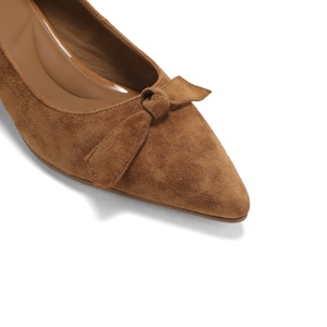 <span class=keywords><strong>Chaussures</strong></span> plates à bout pointu en gros, <span class=keywords><strong>chaussures</strong></span> en daim personnalisées OEM avec nœud, <span class=keywords><strong>chaussures</strong></span> de ville transfrontalières, <span class=keywords><strong>chaussures</strong></span> à enfiler à talon bas style français - Product Image 5