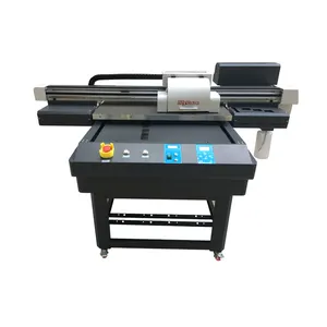 Inkjet Printer Uv 6090 Of 9060 Fles/Mok Cups/Pen/Notebook/Metaal/Glas/Uv drukmachine