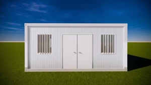 <span class=keywords><strong>Casa</strong></span> Prefabbricata da 20 Piedi a Montaggio Rapido, Struttura in Acciaio Zincato, Cabina Modulare Portatile - Product Image 6