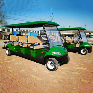 Voiturette de golf électrique à prix d'usine, 6 places, batterie lithium 48V, 30 km/h, faible bruit, acier Q235B, certifiée CE pour les terrains de golf et clubs - Product Image 5