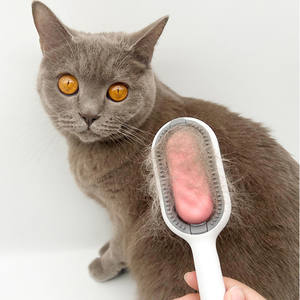 Alat Baru 2022 Sisir Pijat Membersihkan Penghilang Rambut Jas Hujan Sisir Hewan Kucing Anjing Sikat Perawatan Hewan Peliharaan - Product Image 3