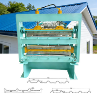 Machine de formage à froid pour tôles d'acier colorées à trois couches, machine de formage à froid pour tôles de fer, machine de formage à froid pour tôles métalliques