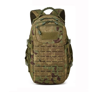 Sac à dos tactique en nylon 30-40L avec système MOLLE, bretelles réglables, sac de randonnée, de camping et de voyage unisexe, coque souple - Product Image 2