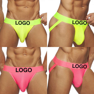 कस्टम लोगो कम वृद्धि पुरुषों के अंडरवियर बॉक्सर ने पुरुष लिंगरी शॉर्ट्स स्लिप जाल टींगा पैरा होमबर्स - Product Image 2