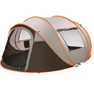 Luxo Glamping Camping Tent 4 Pessoa Fornecedores Atacado Portátil Dobrável Automático Pop Up Outdoor Camp Tent