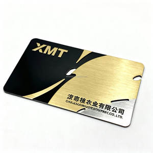 Tarjetas Metálicas de Acero Inoxidable Personalizadas de Fábrica, Diseño OEM/ODM, Logotipo Grabado con Láser, Tarjeta de Visita con Funcionalidad NFC - Product Image 2