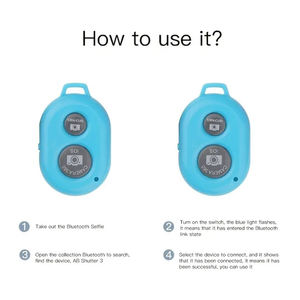 Mando a distancia inalámbrico para cámara de teléfono iOS y Android BT control remoto del obturador - Product Image 4