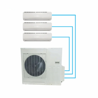Climatiseur industriel mural multi-zone vrf split non-inverter 2.5hp cassette ventilo-convecteur refroidisseur 12 tonnes dc ac