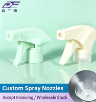 En stock, vente en gros, pulvérisateur manuel à tête carrée en plastique PP, à jet fin, pour nettoyant de hotte aspirante et mousse