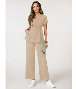 Seragam Salon Kecantikan Profesional dengan Logo Kustom, Seragam Rumah Tangga, Atasan Tunik Fashion, Pakaian Seragam Salon Kecantikan - Product Image 1