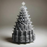 Modèles architecturaux personnalisés en impression 3D FDM SLA, miniatures de bâtiments en résine, service de coloration