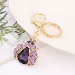 New Seven-<b>star</b> Ladybug <b>Key</b> Chain Insect Pendant Fashionable Beetle Shoulder Bag Pendant and Small Gift - Product Image 3
