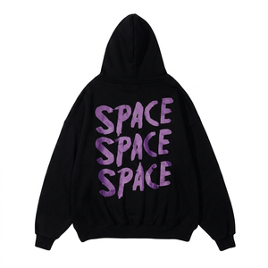 Sudadera Casual Personalizada para Hombre, con Etiqueta Privada, Diseño con Estampado Frontal, Felpa de Algodón Suave, Cómoda, para Uso Diario, Invierno, 370g, Transpirable - Product Image 1