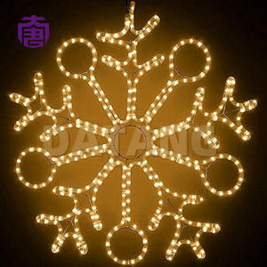 Luz LED de copo de nieve de 220v Ip65 más vendida para decoraciones navideñas y de Diwali - Product Image 3