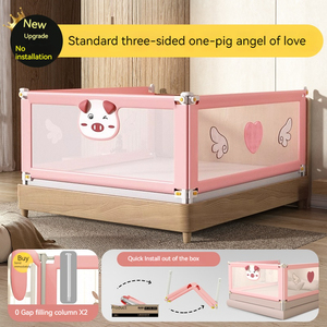 Barandilla de Seguridad Plegable para Cama de Bebé, Barrera Protectora Transpirable a Prueba de Niños para Cuna - Product Image 5