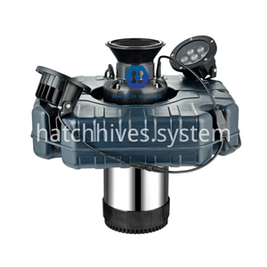 양식장 연못 분수 에어레이터, 원격 제어 LED 조명이 있는 부유식 물 분사 에어 펌프 (야외 연못, 호수용) - Product Image 6