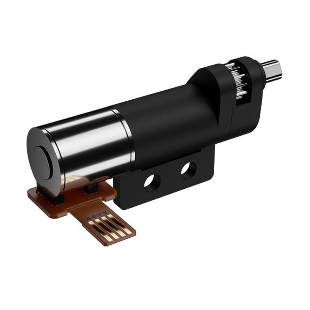 Zhaowei Laptop Camera Flip Drive System Micro Actuator 5v 12v 75g.cm Low Noise Dc Worm Gear Motor for Notebook Rotation Camera
