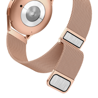 CM Dual Magnet Raised Head Milanese Stainless Steel Watch Band 18 20 22mm Tali Jam Tangan Logam Jaring untuk Pengganti Tali Jam Samsung Huawei