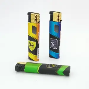 Pack de briquets 958 Spark, briquet à gaz sigara Akmak, briquet en métal, étui, briquet pas cher, briquet rechargeable à flamme jet - Product Image 1