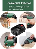 Adaptateur MT18BSC pour outils électriques Bosch 18V PBA Green, convertisseur pour batterie Makita 18V en POWER pour TOUTES les batteries PBA 18V