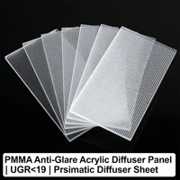 Feuille diffuseur de lumière LED en acrylique transparent (PMMA) Dongde pour découpe laser, utilisation publicitaire, épaisseur 2 mm, certifiée RoHS REACH