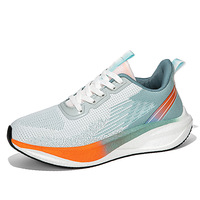 Chaussures de course en maille à dégradé de couleurs, respirantes pour l'été, avec amorti doux et évacuation de la transpiration, idéales pour le tennis et les activités quotidiennes en extérieur