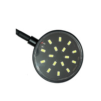 Lampe à pince LED 7W pour aquarium, prise USB/EU/US, éclairage d'aquarium en plastique ABS pour salon, aquarium carré pour poissons combattants
