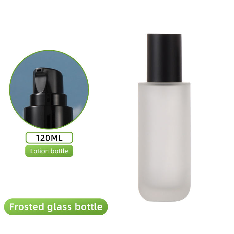 120ml xwp frosted bottle-black lotion+dull black cover