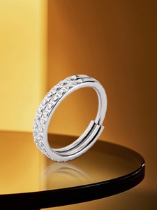 ASTM F 136 Titanium Hinged Clickers Crystal Hoop G23 Body Jewelry Zircon Stone Wedding Gift Engagement Nose <strong>Segment</strong> Ring - Product Image 5