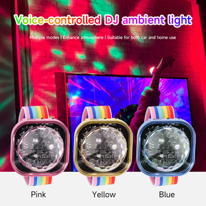 Luce Ambientale Portatile per DJ con Modalità di Sincronizzazione Musicale per Auto e <span class=keywords><strong>Atmosfera</strong></span> Domestica - Product Image 1