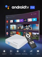 Mortal T1X Android TV Box RK3518, Smart TV Box con Wifi Dual, Control Remoto por Voz, Android 14, BT5.0, Wifi6 2.4G/5G, HDR 10, 4K, 1PTV