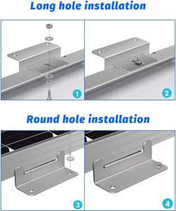 Bán Hàng Nóng Nhôm <span class=keywords><strong>Z</strong></span> Hình Dạng Năng Lượng Mặt Trời Bảng Điều Khiển Gắn Khung Giá Cho RV Caravan Du Thuyền Motorhome Mái Bằng - Product Image 6