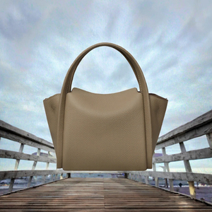 Bolso de Mano de Cuero Genuino de Lujo 2024, Impermeable, para Mujer, con Cierre de Cremallera, Capacidad de 20-35L, Diseño Templado, Correas de Hombro - Product Image 3