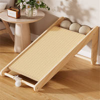 Planche à gratter multifonctionnelle pour chat, rampe en bois, jouet d'escalade pour chat, lit pour chat, chaise longue intégrée, jouet d'escalade, produits pour animaux de compagnie