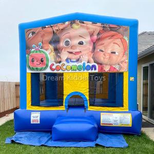 Trampolín Inflable <span class=keywords><strong>Coco</strong></span> <span class=keywords><strong>Melon</strong></span>, Castillo Inflable con Tobogán, Jumper, Castillo Hinchable para Niños, Juegos Inflables - Product Image 4