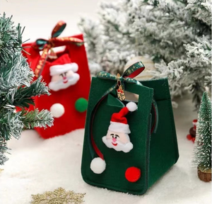 Borsa Regalo Natalizia in Tessuto Fai-da-Te con Disegni Cartoon, Vendita all'Ingrosso per <span class=keywords><strong>la</strong></span> <span class=keywords><strong>Vigilia</strong></span> <span class=keywords><strong>di</strong></span> <span class=keywords><strong>Natale</strong></span> - Product Image 3