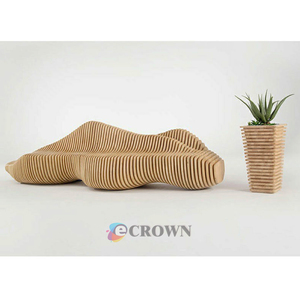 Curve Bench Design Front Park Chair Essential Service Bench <strong>Graceful</strong> Curved Design Service Bench Shopping Mall Garden - Product Image 5