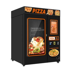Hot thực phẩm đông lạnh thương mại bán hàng tự động nóng ngay lập tức Pizza máy tự động thông minh bánh pizza Máy bán hàng tự động - Product Image 4